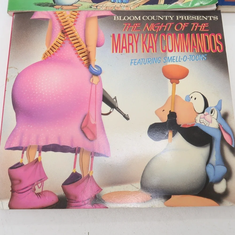 Lot Of 5 Bloom County Comic Strip Paperback Books Berke Breathed by Brown Little